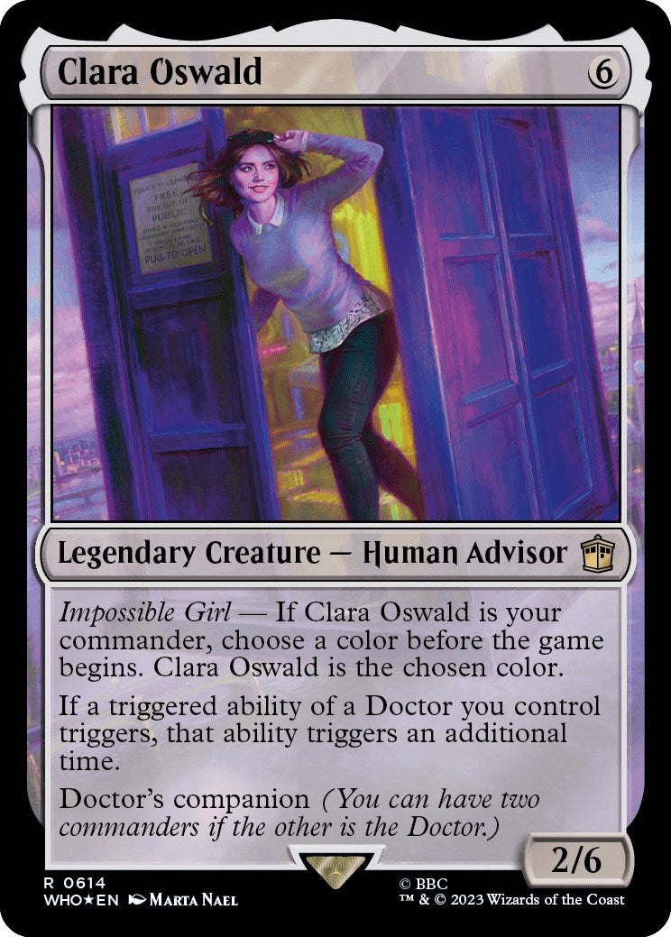 Clara Oswald (Surge Foil) [Doctor Who] | Dragon's Lair Comics and Fantasy Houston TX
