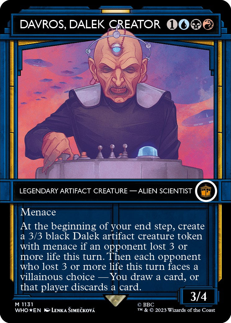 Davros, Dalek Creator (Showcase) (Surge Foil) [Doctor Who] | Dragon's Lair Comics and Fantasy Houston TX