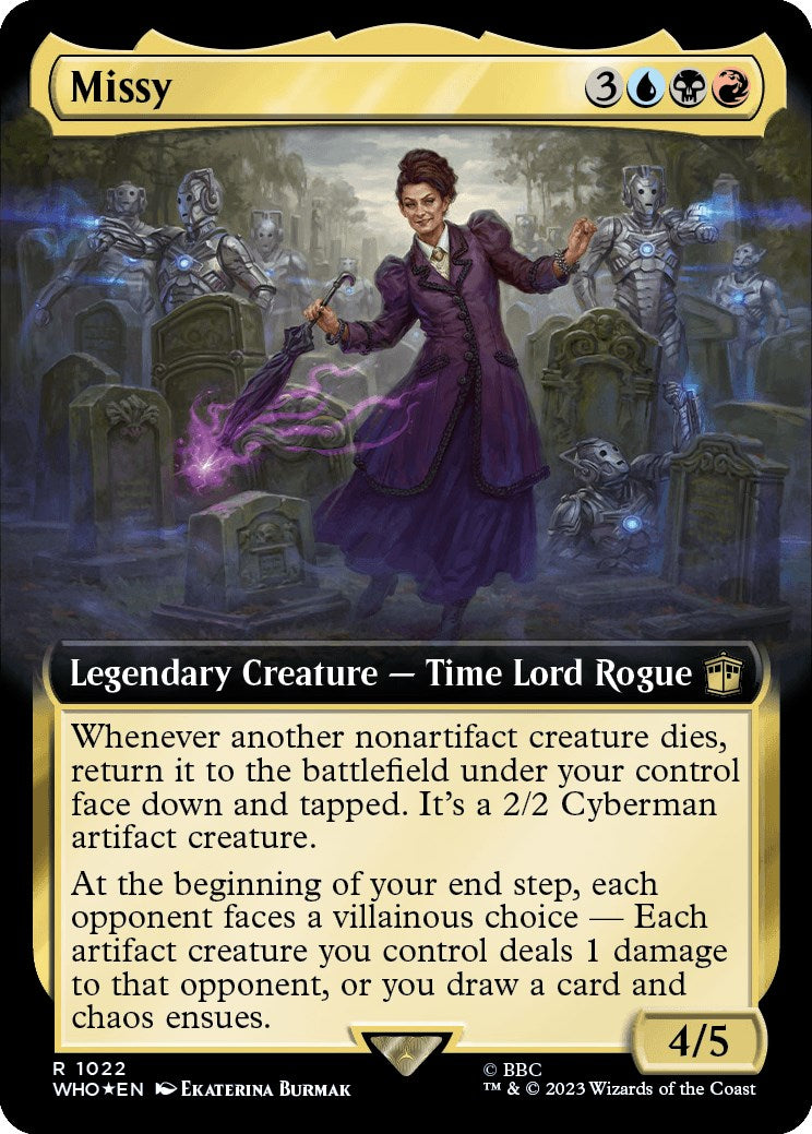 Missy (Extended Art) (Surge Foil) [Doctor Who] | Dragon's Lair Comics and Fantasy Houston TX