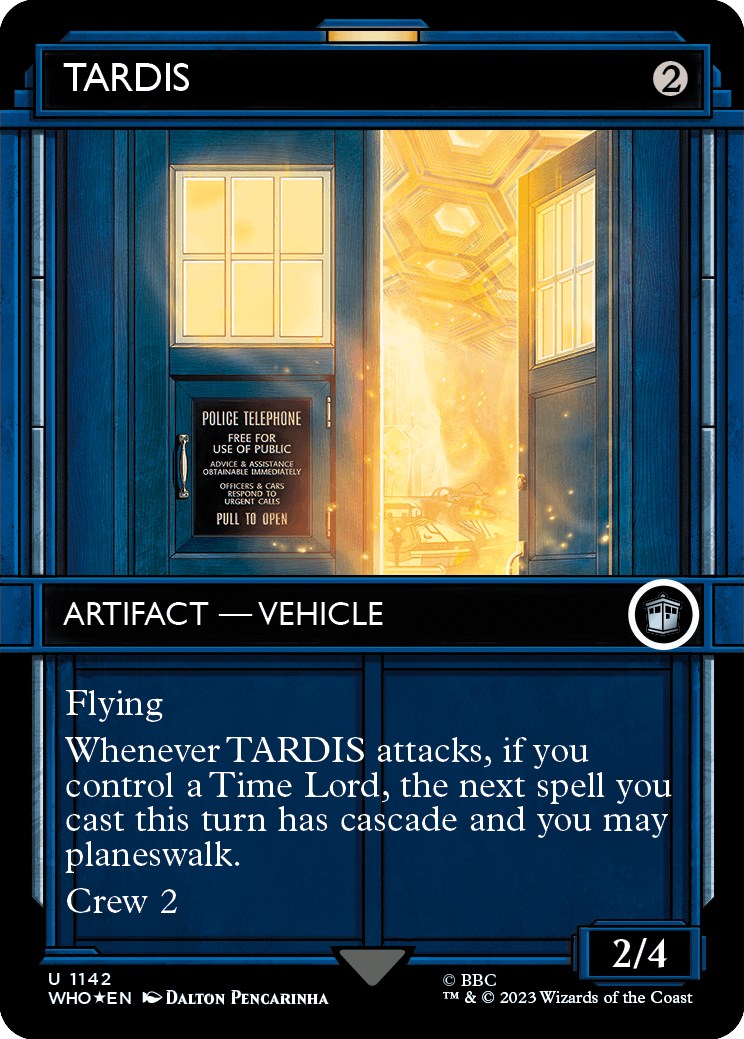 TARDIS (Showcase) (Surge Foil) [Doctor Who] | Dragon's Lair Comics and Fantasy Houston TX