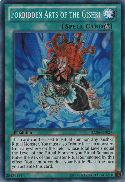 Forbidden Arts of the Gishki [HA06-EN027] Super Rare | Dragon's Lair Comics and Fantasy Houston TX