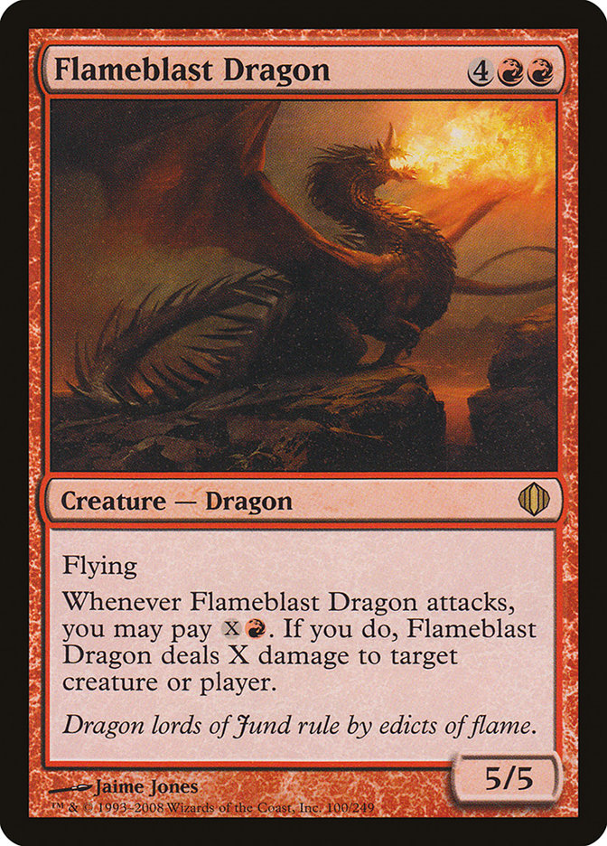 Flameblast Dragon [Shards of Alara] | Dragon's Lair Comics and Fantasy Houston TX