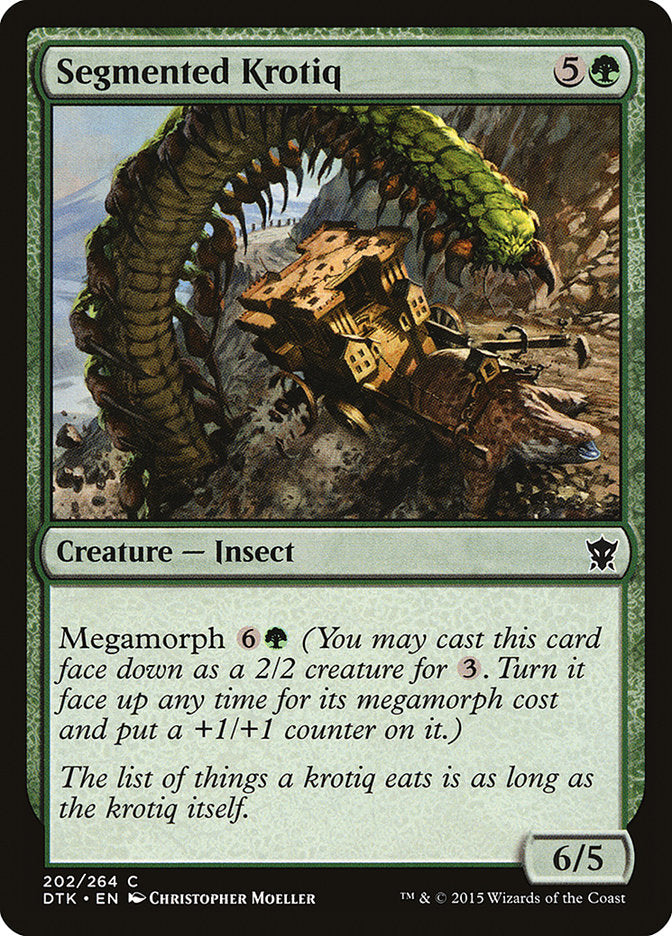 Segmented Krotiq [Dragons of Tarkir] | Dragon's Lair Comics and Fantasy Houston TX