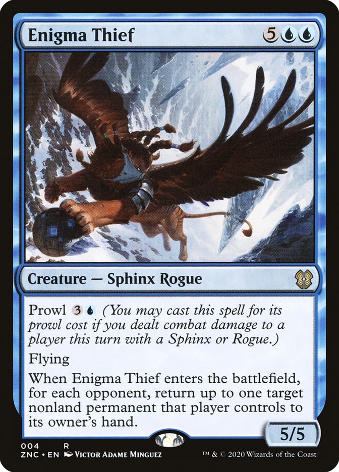 Enigma Thief [Zendikar Rising Commander] | Dragon's Lair Comics and Fantasy Houston TX