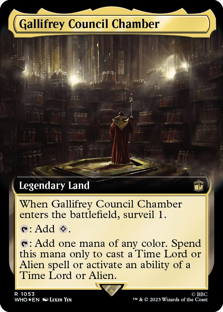 Gallifrey Council Chamber (Extended Art) (Surge Foil) [Doctor Who] | Dragon's Lair Comics and Fantasy Houston TX
