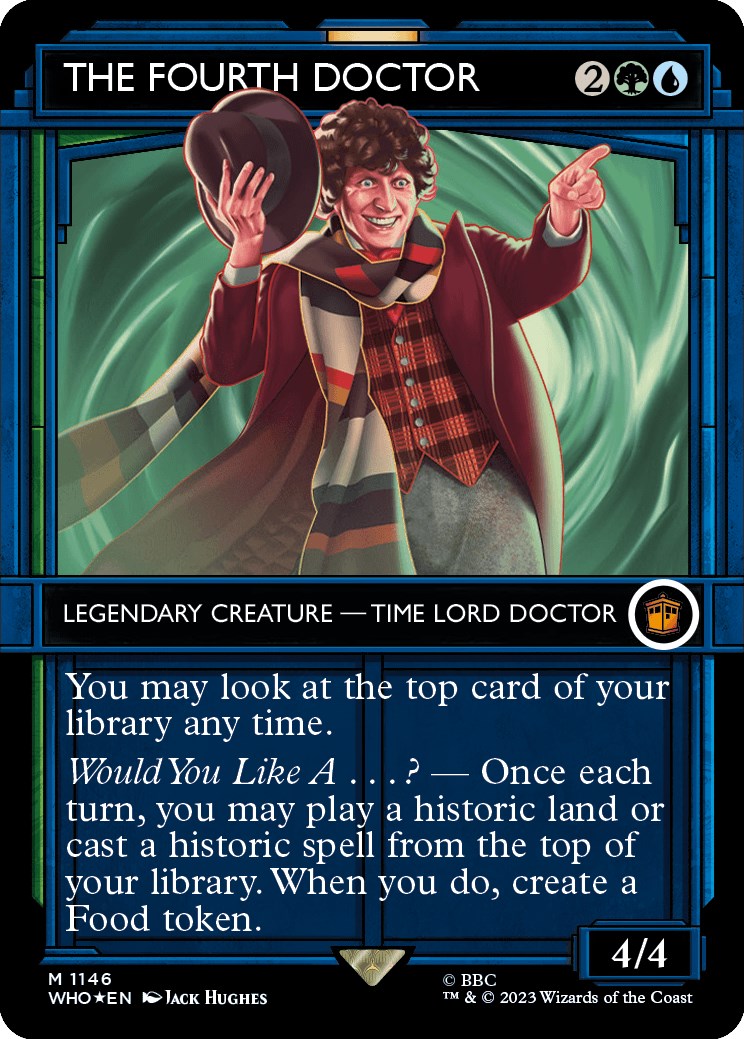 The Fourth Doctor (Showcase) (Surge Foil) [Doctor Who] | Dragon's Lair Comics and Fantasy Houston TX