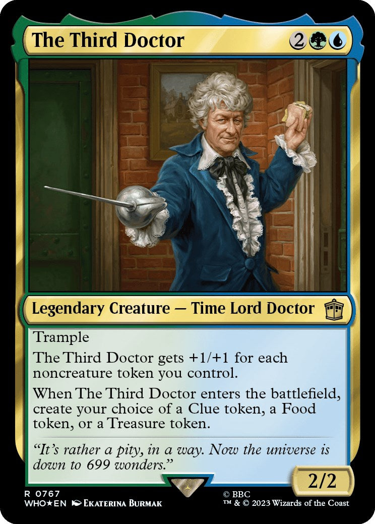 The Third Doctor (Surge Foil) [Doctor Who] | Dragon's Lair Comics and Fantasy Houston TX