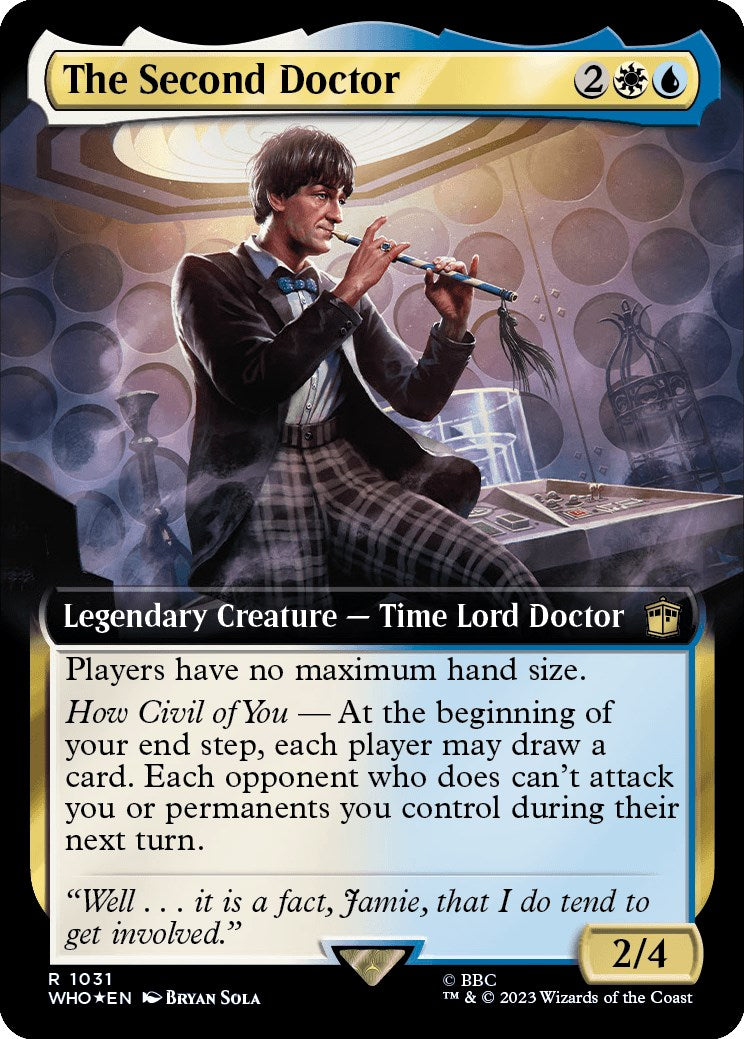 The Second Doctor (Extended Art) (Surge Foil) [Doctor Who] | Dragon's Lair Comics and Fantasy Houston TX