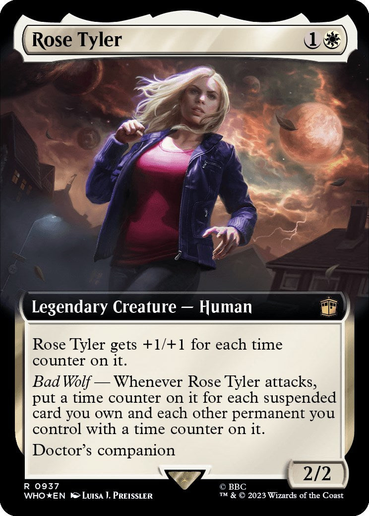 Rose Tyler (Extended Art) (Surge Foil) [Doctor Who] | Dragon's Lair Comics and Fantasy Houston TX