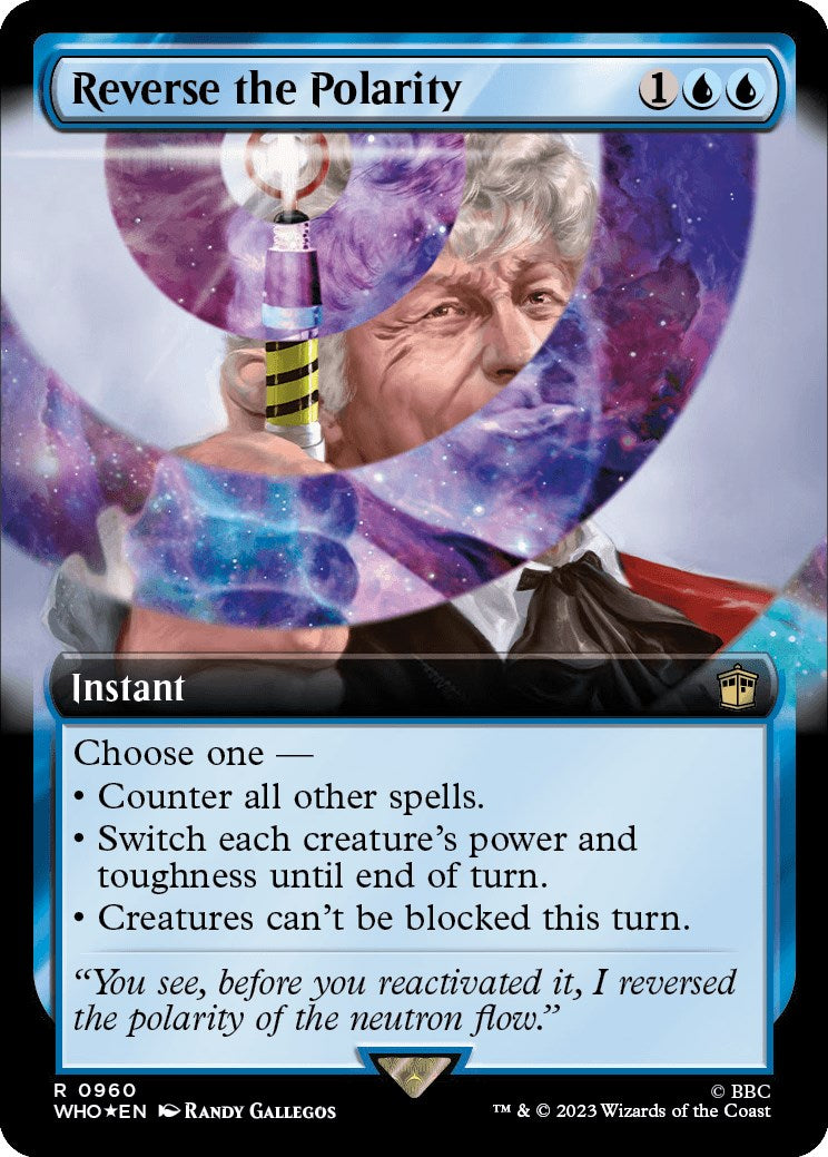 Reverse the Polarity (Extended Art) (Surge Foil) [Doctor Who] | Dragon's Lair Comics and Fantasy Houston TX