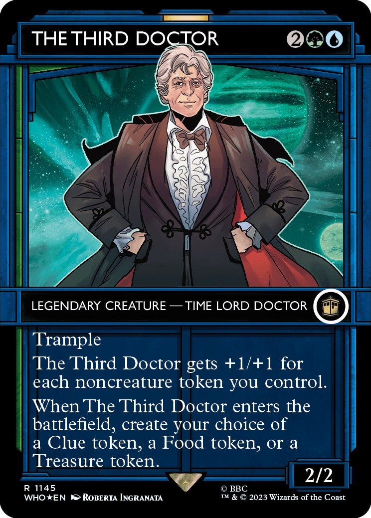 The Third Doctor (Showcase) (Surge Foil) [Doctor Who] | Dragon's Lair Comics and Fantasy Houston TX