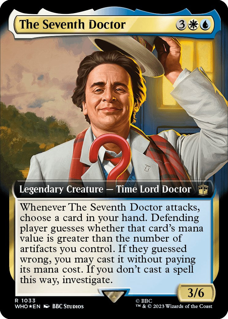 The Seventh Doctor (Extended Art) (Surge Foil) [Doctor Who] | Dragon's Lair Comics and Fantasy Houston TX