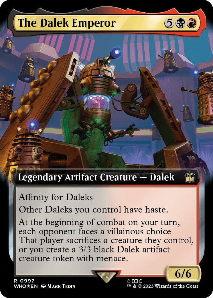 The Dalek Emperor (Extended Art) (Surge Foil) [Doctor Who] | Dragon's Lair Comics and Fantasy Houston TX