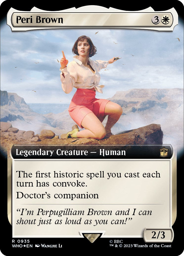 Peri Brown (Extended Art) (Surge Foil) [Doctor Who] | Dragon's Lair Comics and Fantasy Houston TX
