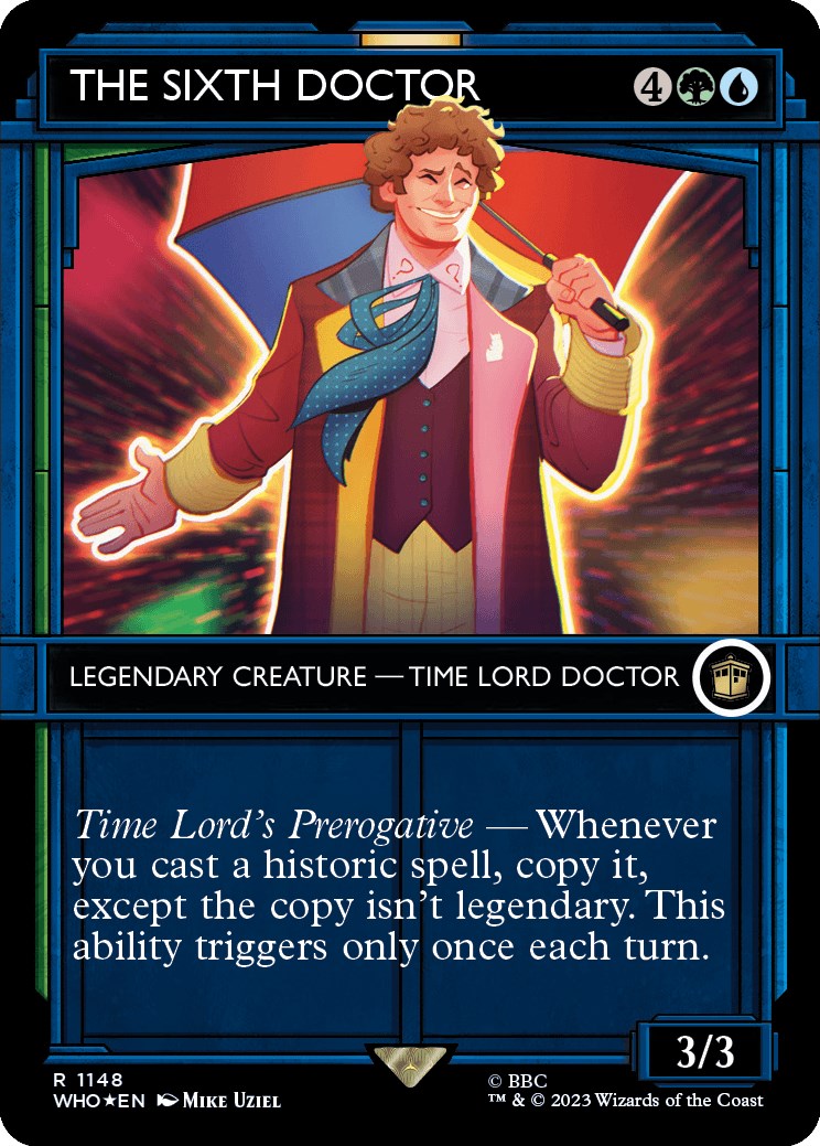 The Sixth Doctor (Showcase) (Surge Foil) [Doctor Who] | Dragon's Lair Comics and Fantasy Houston TX