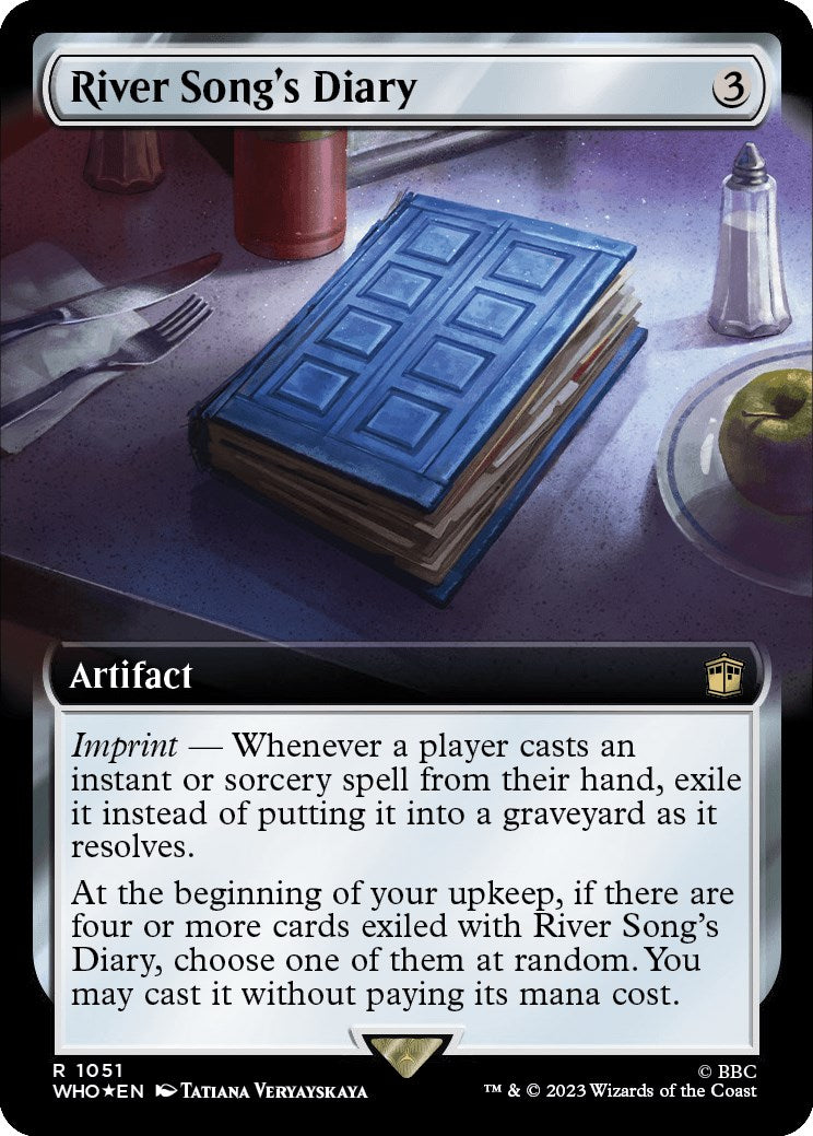 River Song's Diary (Extended Art) (Surge Foil) [Doctor Who] | Dragon's Lair Comics and Fantasy Houston TX