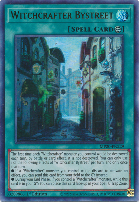 Witchcrafter Bystreet [MP20-EN229] Ultra Rare | Dragon's Lair Comics and Fantasy Houston TX