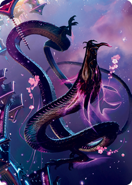 Junji, the Midnight Sky 1 Art Card [Kamigawa: Neon Dynasty Art Series] | Dragon's Lair Comics and Fantasy Houston TX