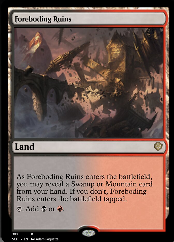 Foreboding Ruins [Starter Commander Decks] | Dragon's Lair Comics and Fantasy Houston TX