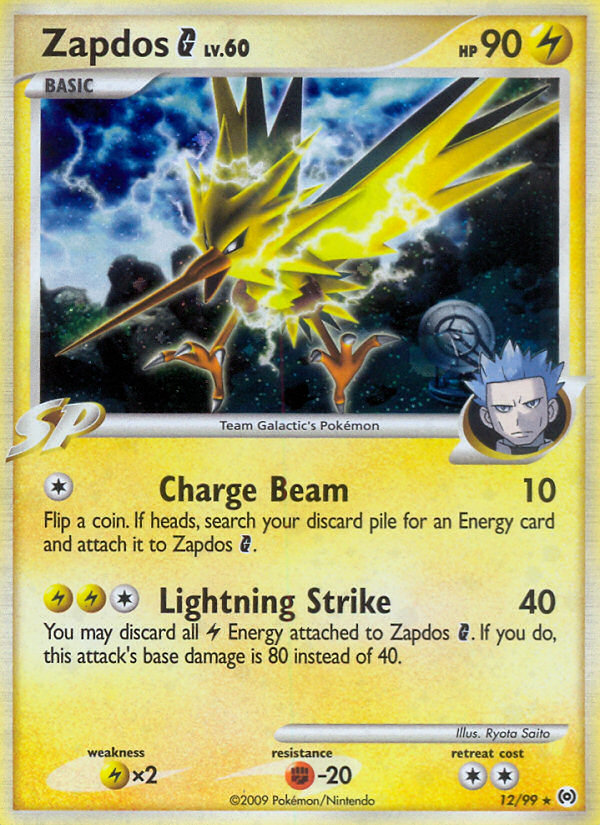 Zapdos G (12/99) [Platinum: Arceus] | Dragon's Lair Comics and Fantasy Houston TX