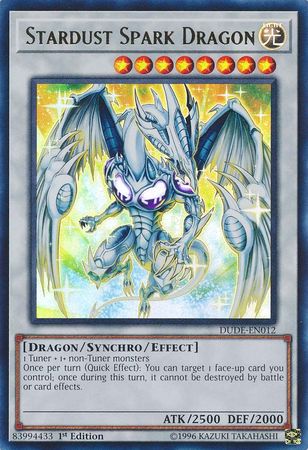 Stardust Spark Dragon [DUDE-EN012] Ultra Rare | Dragon's Lair Comics and Fantasy Houston TX