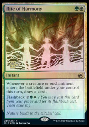 Rite of Harmony [Innistrad: Midnight Hunt Prerelease Promos] | Dragon's Lair Comics and Fantasy Houston TX