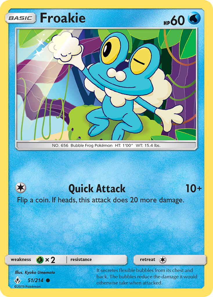 Froakie (51/214) [Sun & Moon: Unbroken Bonds] | Dragon's Lair Comics and Fantasy Houston TX