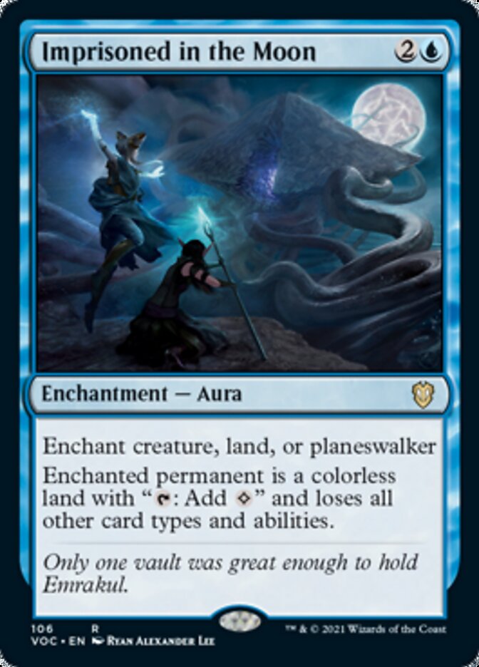 Imprisoned in the Moon [Innistrad: Crimson Vow Commander] | Dragon's Lair Comics and Fantasy Houston TX