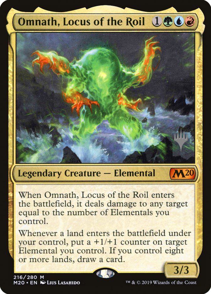 Omnath, Locus of the Roil (Promo Pack) [Core Set 2020 Promos] | Dragon's Lair Comics and Fantasy Houston TX