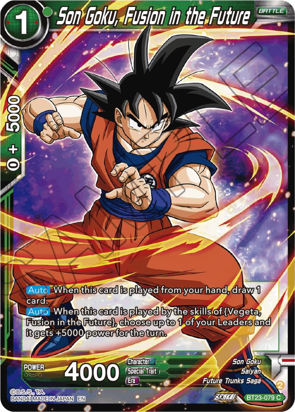 Son Goku, Fusion in the Future (BT23-079) [Perfect Combination] | Dragon's Lair Comics and Fantasy Houston TX
