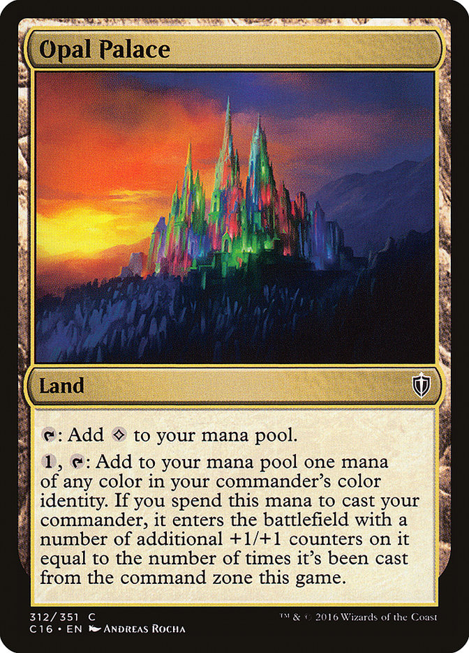 Opal Palace [Commander 2016] | Dragon's Lair Comics and Fantasy Houston TX