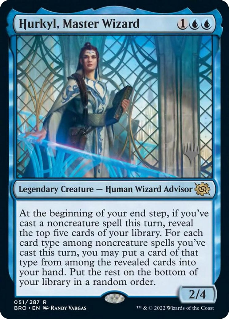 Hurkyl, Master Wizard (Promo Pack) [The Brothers' War Promos] | Dragon's Lair Comics and Fantasy Houston TX
