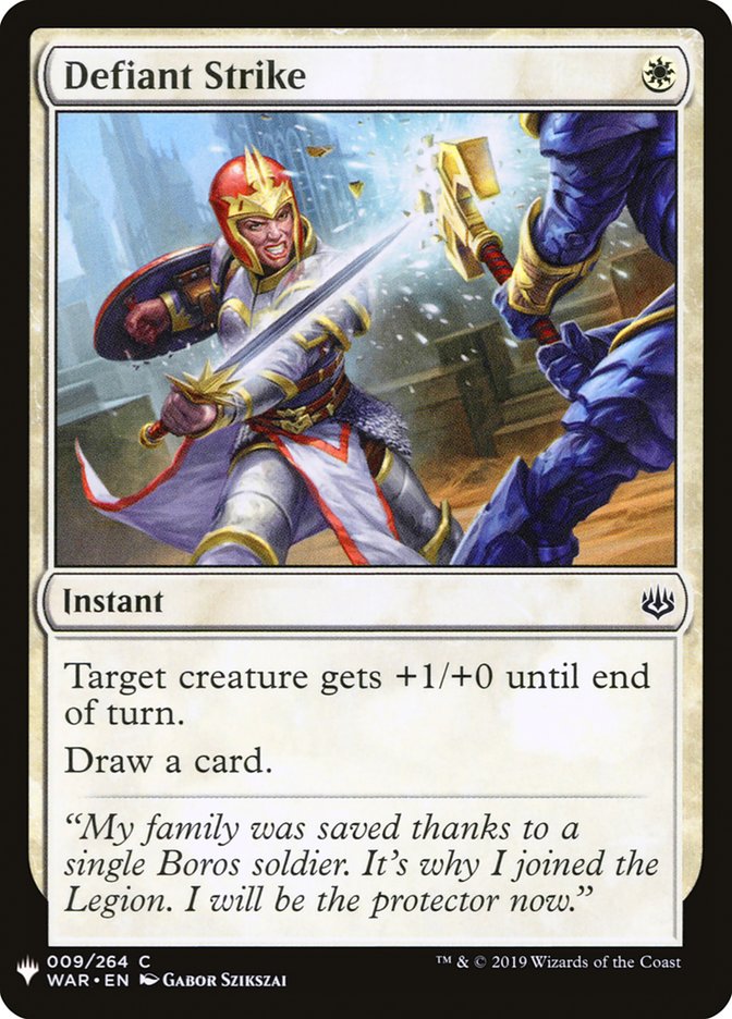 Defiant Strike [Mystery Booster] | Dragon's Lair Comics and Fantasy Houston TX