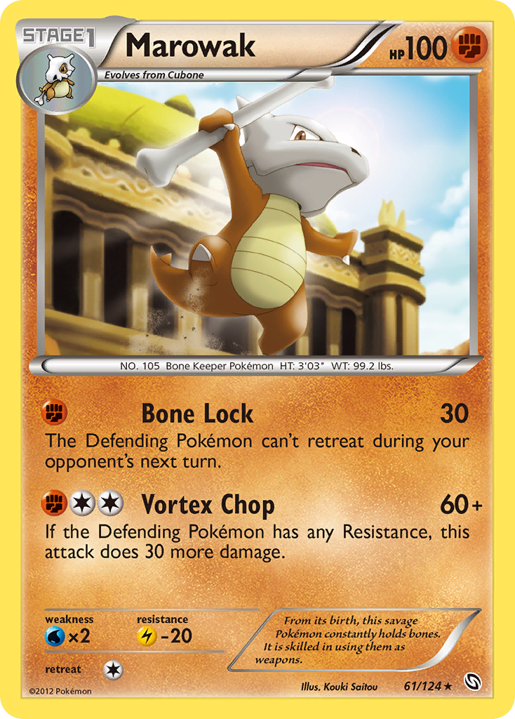 Marowak (61/124) [Black & White: Dragons Exalted] | Dragon's Lair Comics and Fantasy Houston TX