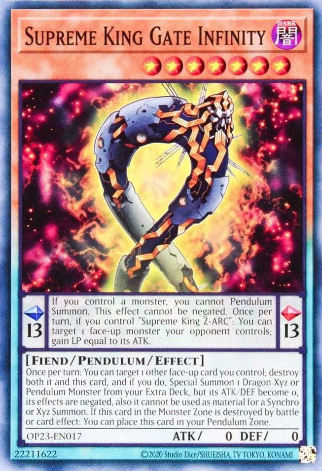 Supreme King Gate Infinity [OP23-EN017] Common | Dragon's Lair Comics and Fantasy Houston TX