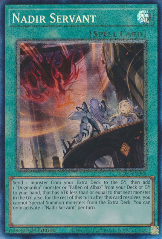 Nadir Servant [RA01-EN062] Prismatic Collector's Rare | Dragon's Lair Comics and Fantasy Houston TX