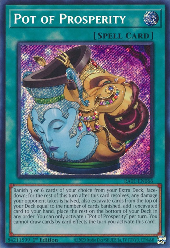 Pot of Prosperity [RA01-EN066] Secret Rare | Dragon's Lair Comics and Fantasy Houston TX