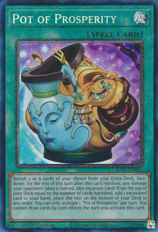 Pot of Prosperity [RA01-EN066] Prismatic Collector's Rare | Dragon's Lair Comics and Fantasy Houston TX
