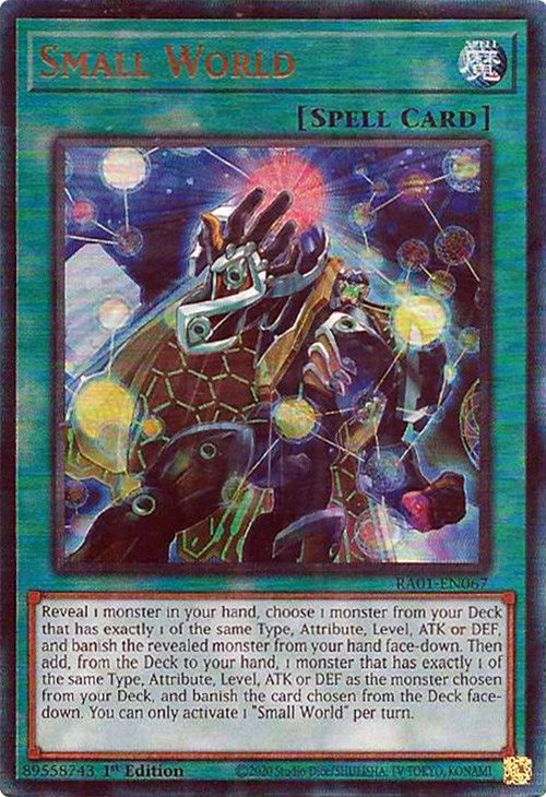 Small World [RA01-EN067] Prismatic Ultimate Rare | Dragon's Lair Comics and Fantasy Houston TX