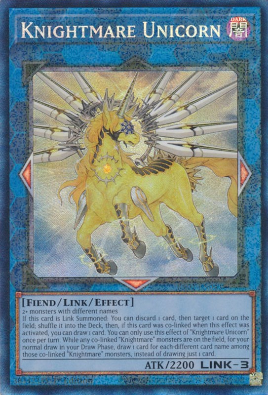 Knightmare Unicorn [RA01-EN043] Prismatic Collector's Rare | Dragon's Lair Comics and Fantasy Houston TX