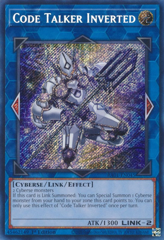 Code Talker Inverted [RA01-EN045] Secret Rare | Dragon's Lair Comics and Fantasy Houston TX