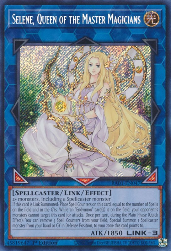 Selene, Queen of the Master Magicians [RA01-EN047] Secret Rare | Dragon's Lair Comics and Fantasy Houston TX