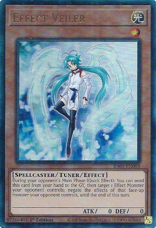 Effect Veiler [RA01-EN003] Prismatic Ultimate Rare | Dragon's Lair Comics and Fantasy Houston TX