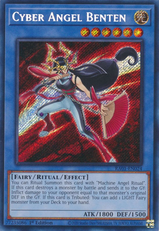 Cyber Angel Benten [RA01-EN024] Secret Rare | Dragon's Lair Comics and Fantasy Houston TX