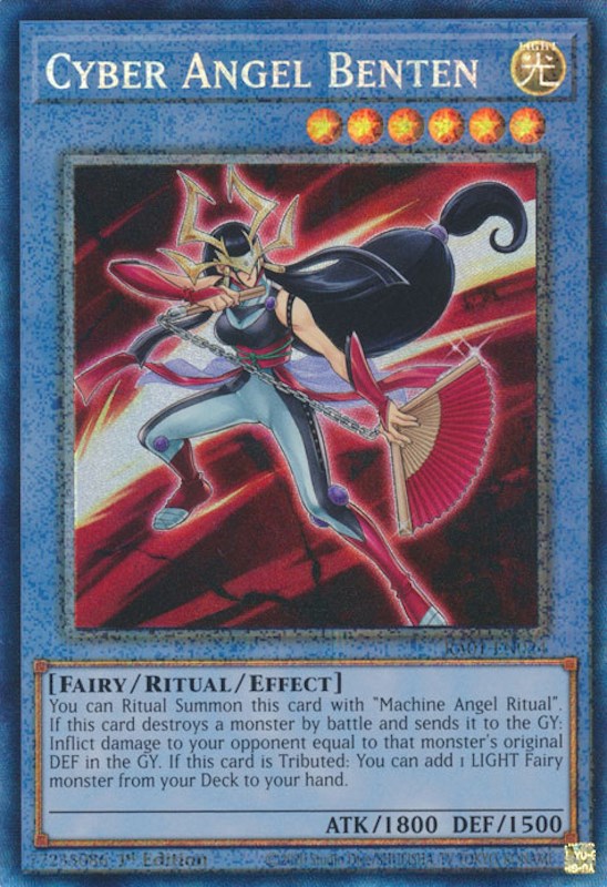 Cyber Angel Benten [RA01-EN024] Prismatic Collector's Rare | Dragon's Lair Comics and Fantasy Houston TX