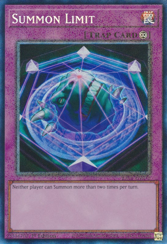 Summon Limit [RA01-EN070] Prismatic Collector's Rare | Dragon's Lair Comics and Fantasy Houston TX