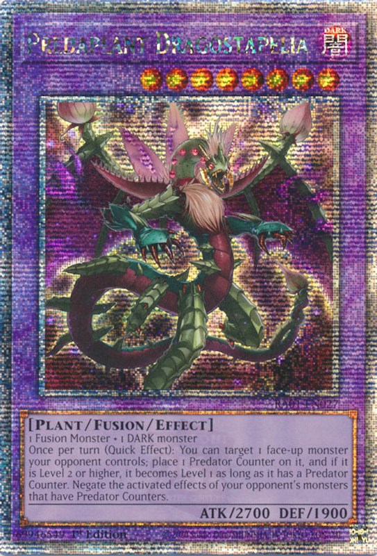 Predaplant Dragostapelia [RA01-EN027] Quarter Century Secret Rare | Dragon's Lair Comics and Fantasy Houston TX