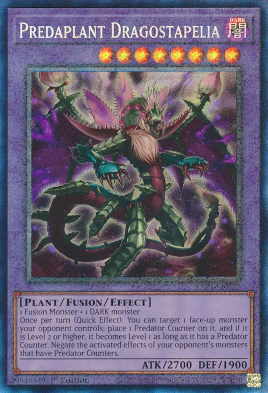 Predaplant Dragostapelia [RA01-EN027] Prismatic Collector's Rare | Dragon's Lair Comics and Fantasy Houston TX