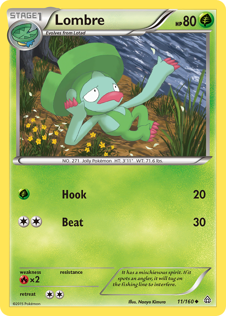 Lombre (11/160) [XY: Primal Clash] | Dragon's Lair Comics and Fantasy Houston TX