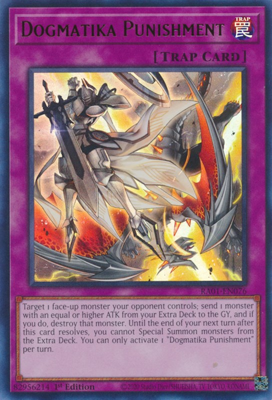 Dogmatika Punishment [RA01-EN076] Ultra Rare | Dragon's Lair Comics and Fantasy Houston TX